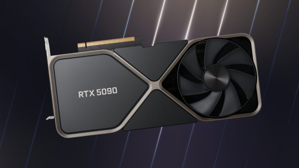 Nvidia RTX 5090 mockup image