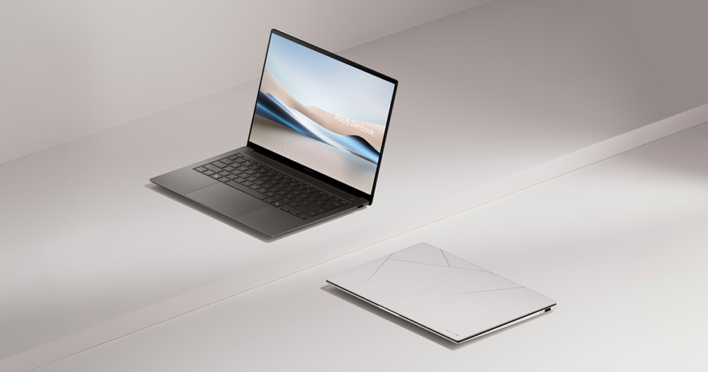 Zenbook S14 Oled : Ceraluminum and both the colors Zumaia Gray and Scandinavian White